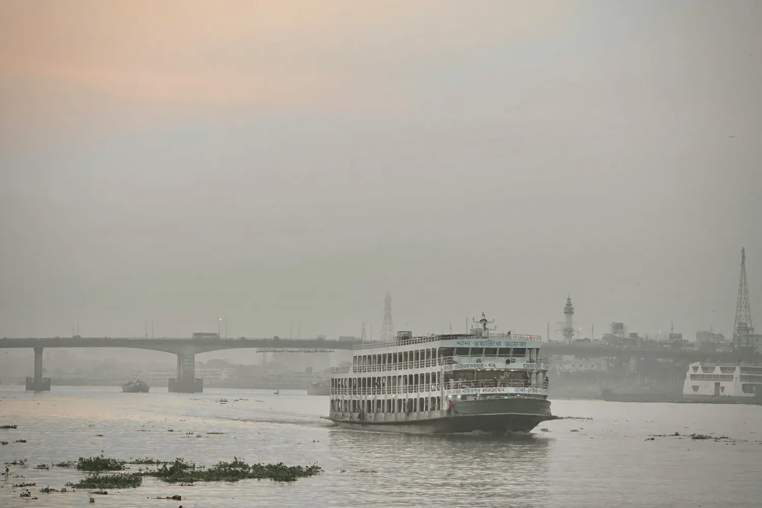 Morning on the Buriganga river, Dhaka